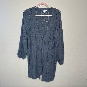 LAUREN CONRAD - Women’s Chunky Knit Cardigan Long - NEW